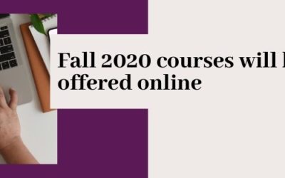 Online Instruction Plan for Fall 2020 Courses at Memphis Theological Seminary