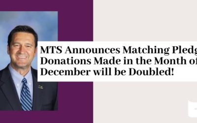 MTS Announces $50,000 Matching Pledge