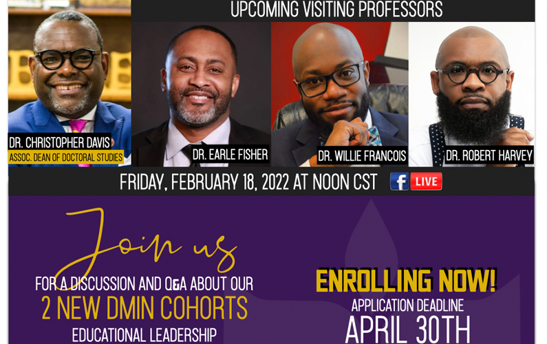 Doctor of Ministry Virtual Information Session