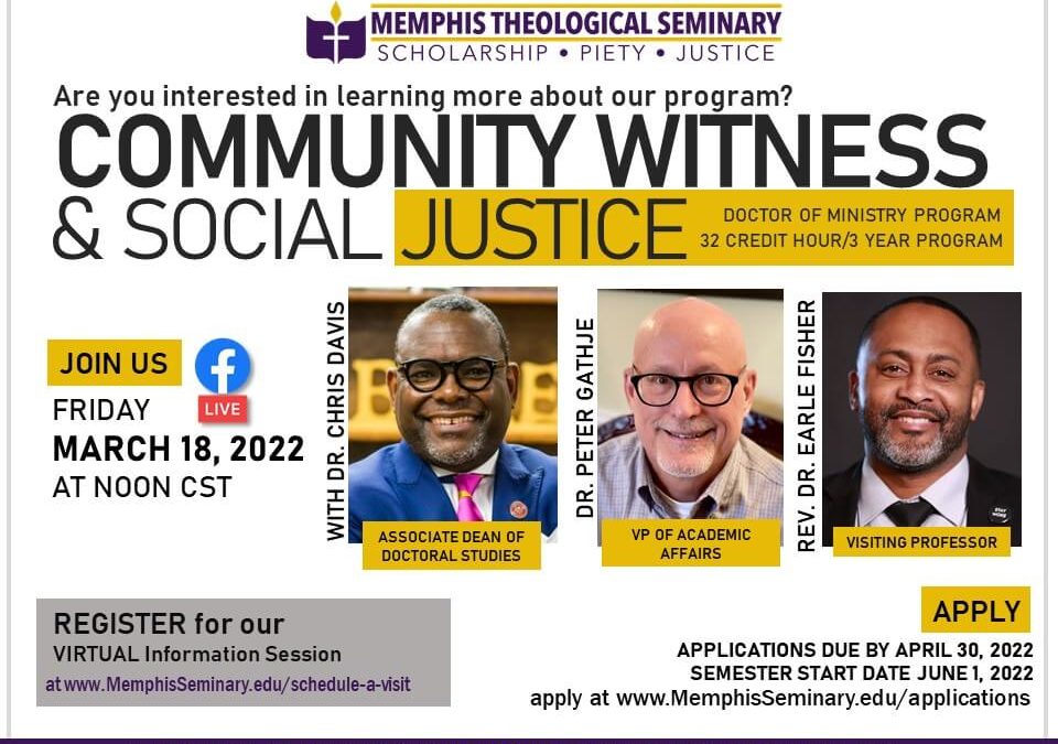 Community Witness and Social Justice