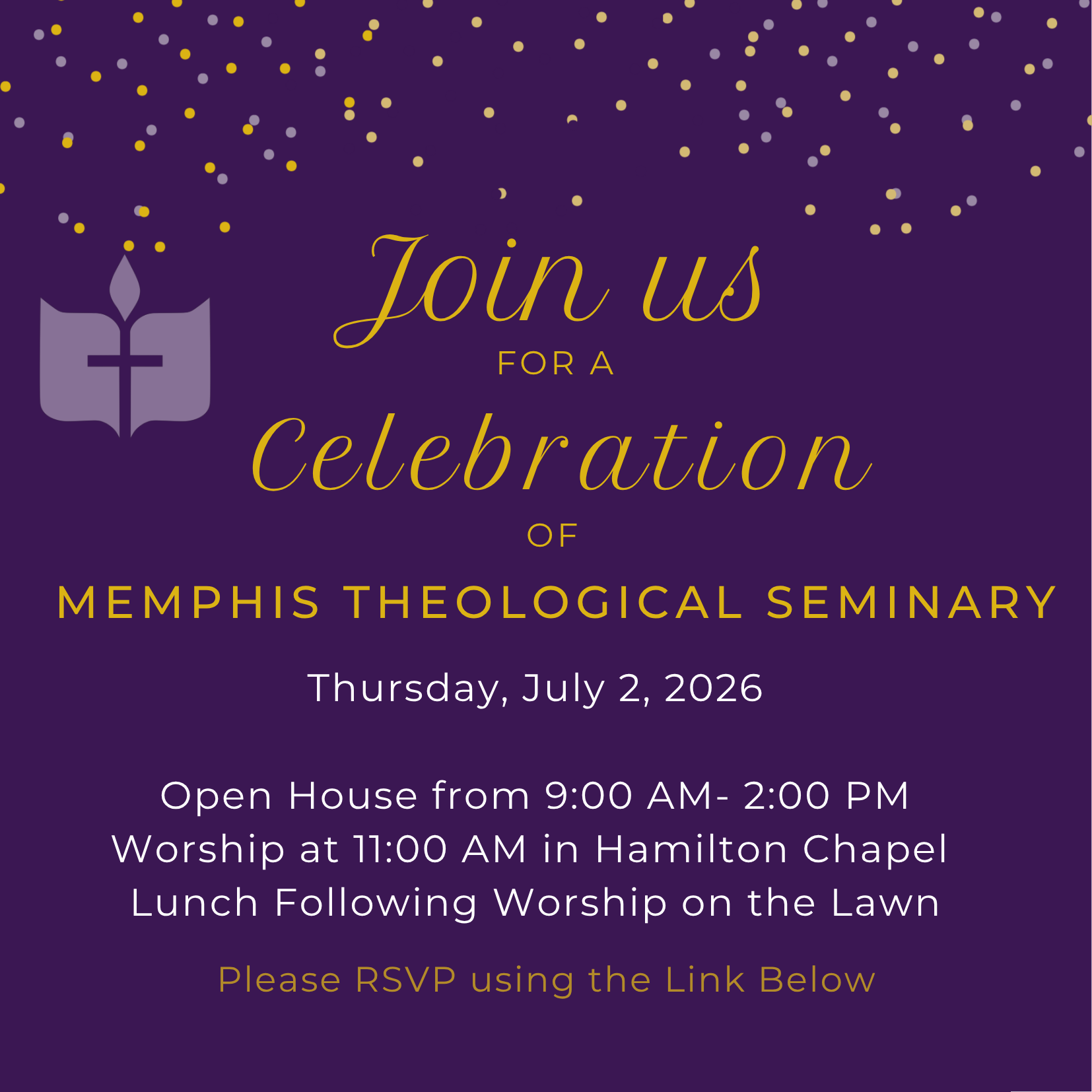 Join Us for a Celebration of Memphis Theological Seminary